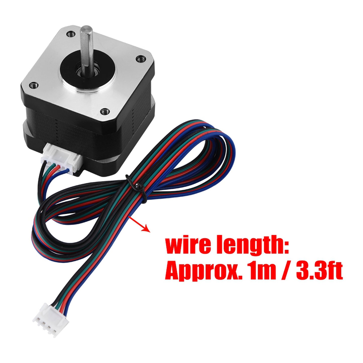1Pc 4-lead 12V 1.3A 0.30Nm Stepper Stepping Motor 42 for 3D Printer