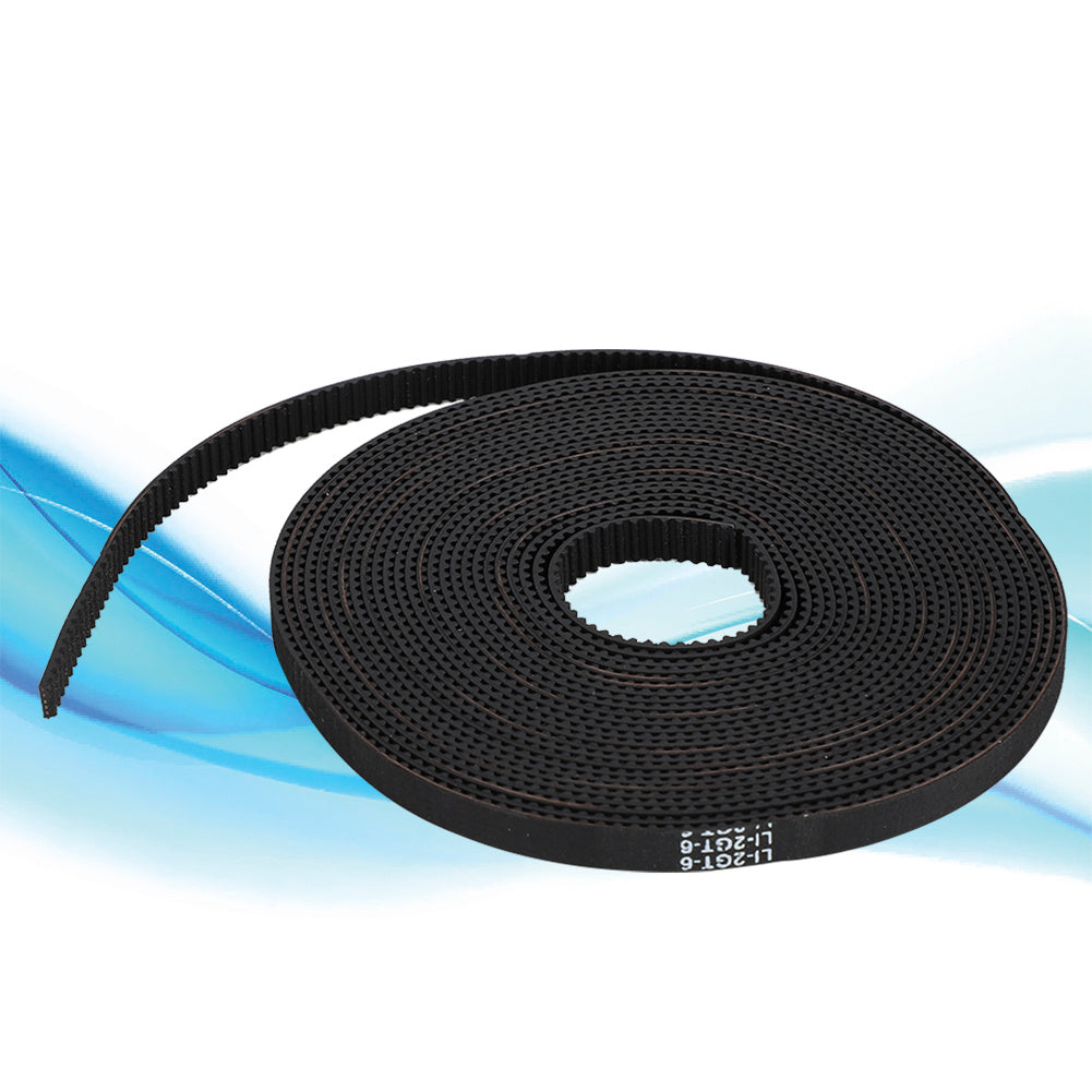5mx6mm Black Rubber Timing Belt Synchronous Wheel Kit