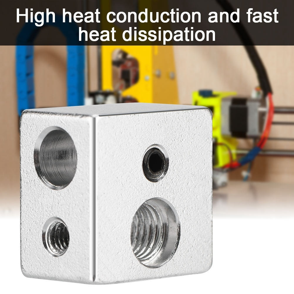 20x20x13mm Aluminum MK10 Heater Block