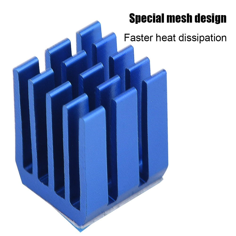10pcs Blue Aluminum Heatsink Cooling Fins