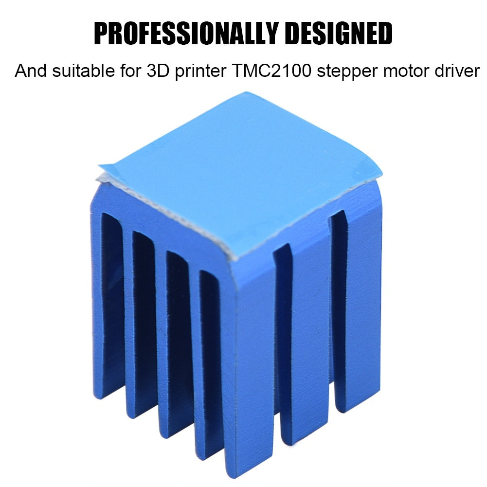 10pcs Blue Aluminum Heatsink Cooling Fins