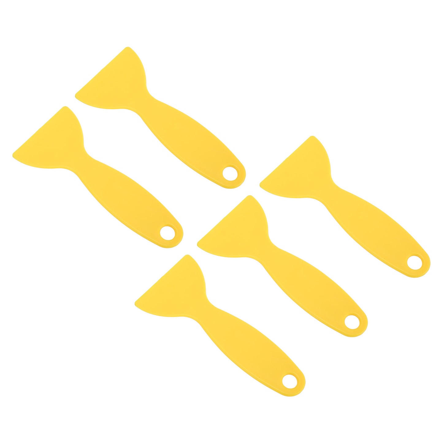 5pcs 3D Printer Spatula Nova Yellow