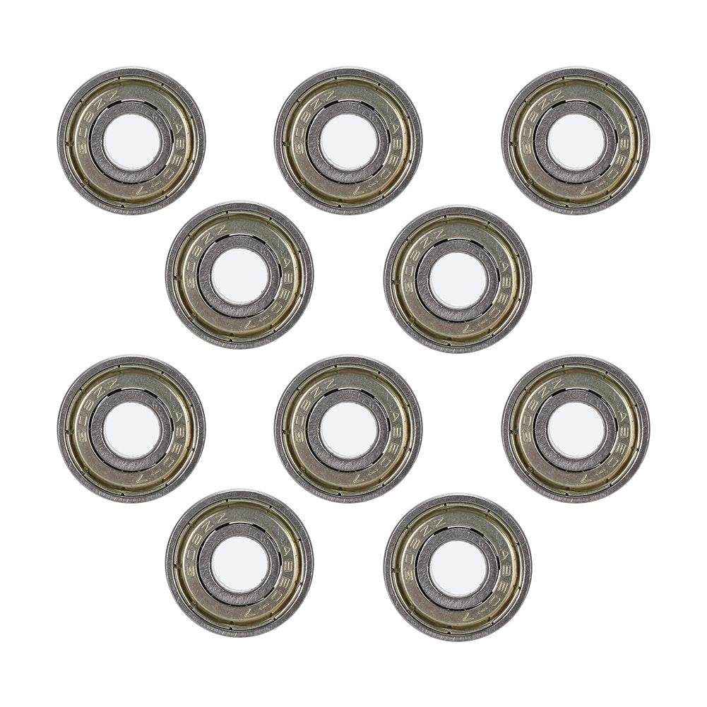 10 PCs Flange Deep Groove Chrome Steel Bearing 608ZZ